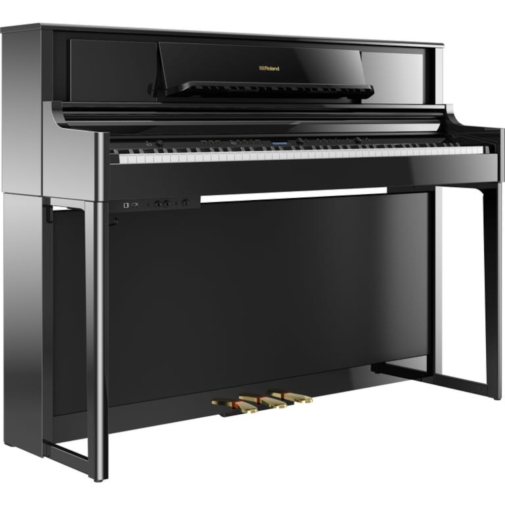 Roland LX705 Upright Digital Piano - Polished Ebony - Roland