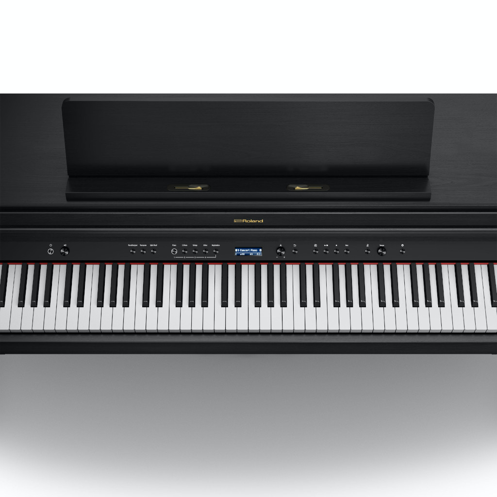 Roland HP704 Digital Piano - Charcoal Black - Roland Musical