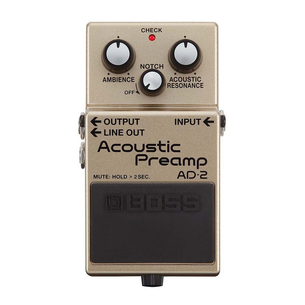 ギター BOSS AD-2 Boss AD-2 Acoustic Preamp Effects Pedal - Roland Musical