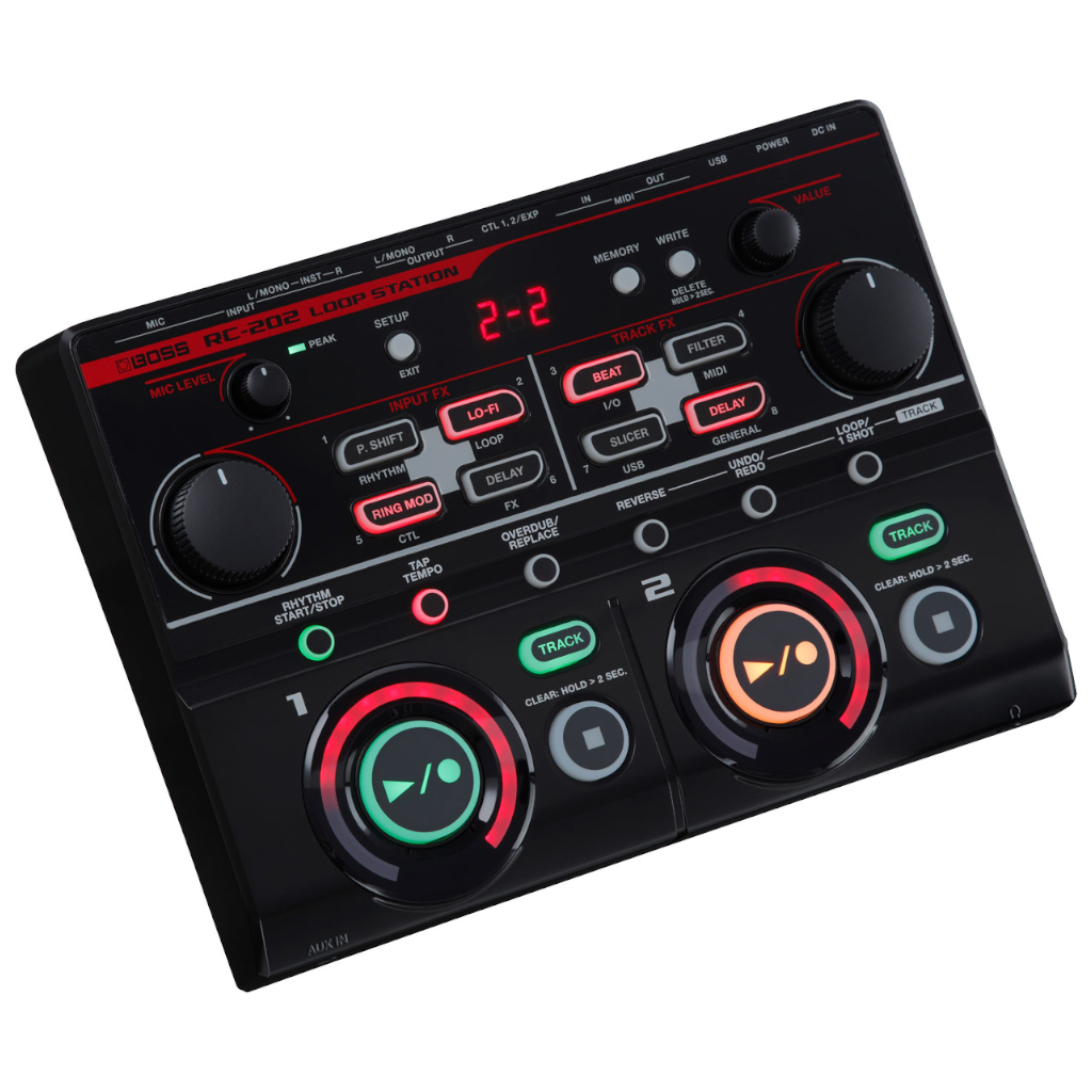 BOSS RC-202 LOOP STATION ルーパー Boss RC-202 Loop Station Compact Performance Controller - Roland