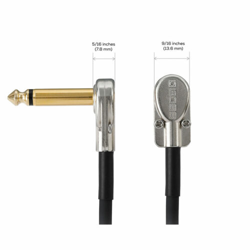 Boss BPC-4 10cm Patch Cable with Pancake Jack Plugs