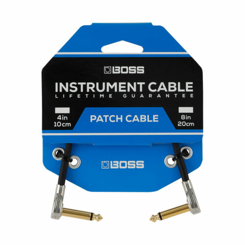 Boss BPC-8 20cm Patch Cable with Pancake Jack Plugs