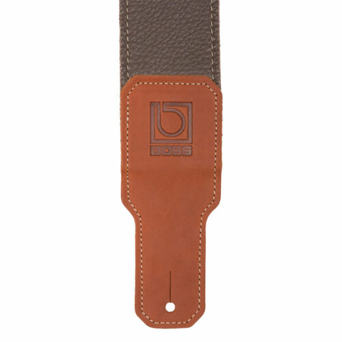 Boss BSL-20 – 2.5″ Premium Leather Guitar Strap – Brown