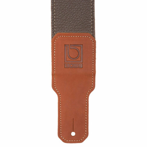 Boss BSL-30 – 3″ Premium Leather Guitar Strap – Brown