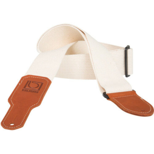 Boss BSC-20 – 2” Cotton Instrument Strap – Natural