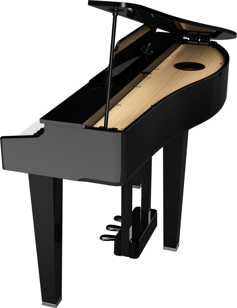 Roland GP-3 Digital Grand Piano - Polished Ebony - Image 4