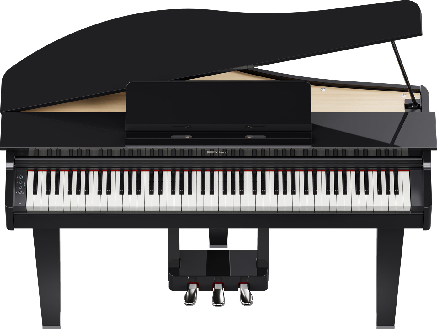 Roland GP-3 Digital Grand Piano - Polished Ebony - Image 3