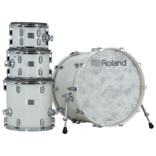 Roland V-Drums Acoustic Design VAD706GC Electronic Drum Set – Pearl White