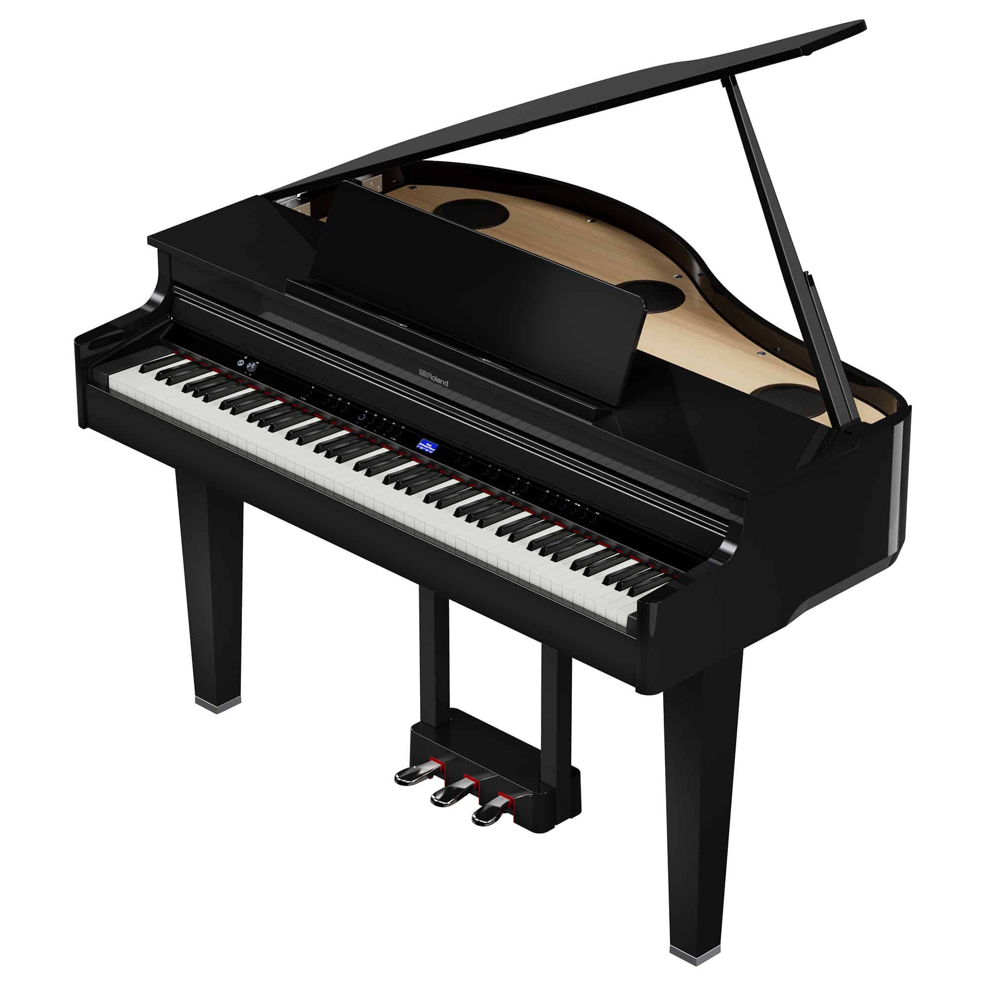 Roland GP-6 Digital Grand Piano - Polished Ebony - Image 3