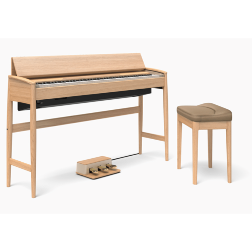 Roland x Karimoku KF-10 Kiyola Home Digital Piano – Light Oak – Made in Japan Series