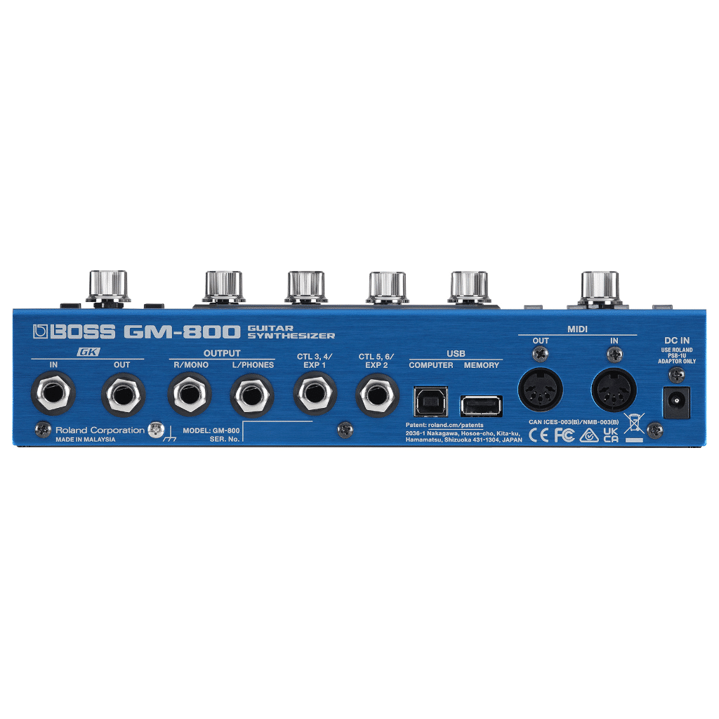 Boss GM-800 Guitar Synthesizer Pedal - Roland Musical Instruments